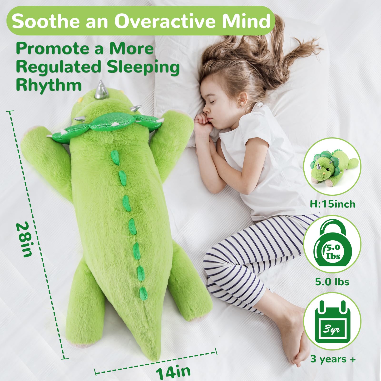 gnomantic soft fluff Triceratops toy designed for kids and adults to unwind.