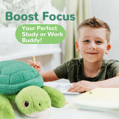 gnomantic turtle plush suitable for kids and adults seeking cozy companionship