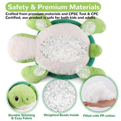gnomantic turtle plush fur feels ultra-soft and durable for daily cuddles