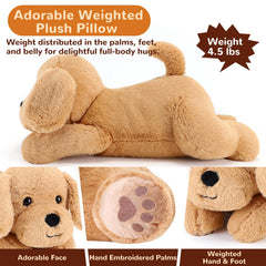 Gnomantic Yellow Lab fur texture highlights plush softness and premium quality.