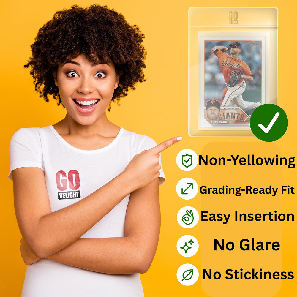 GO DELIGHT residue-free plastic sleeves keep surfaces pristine