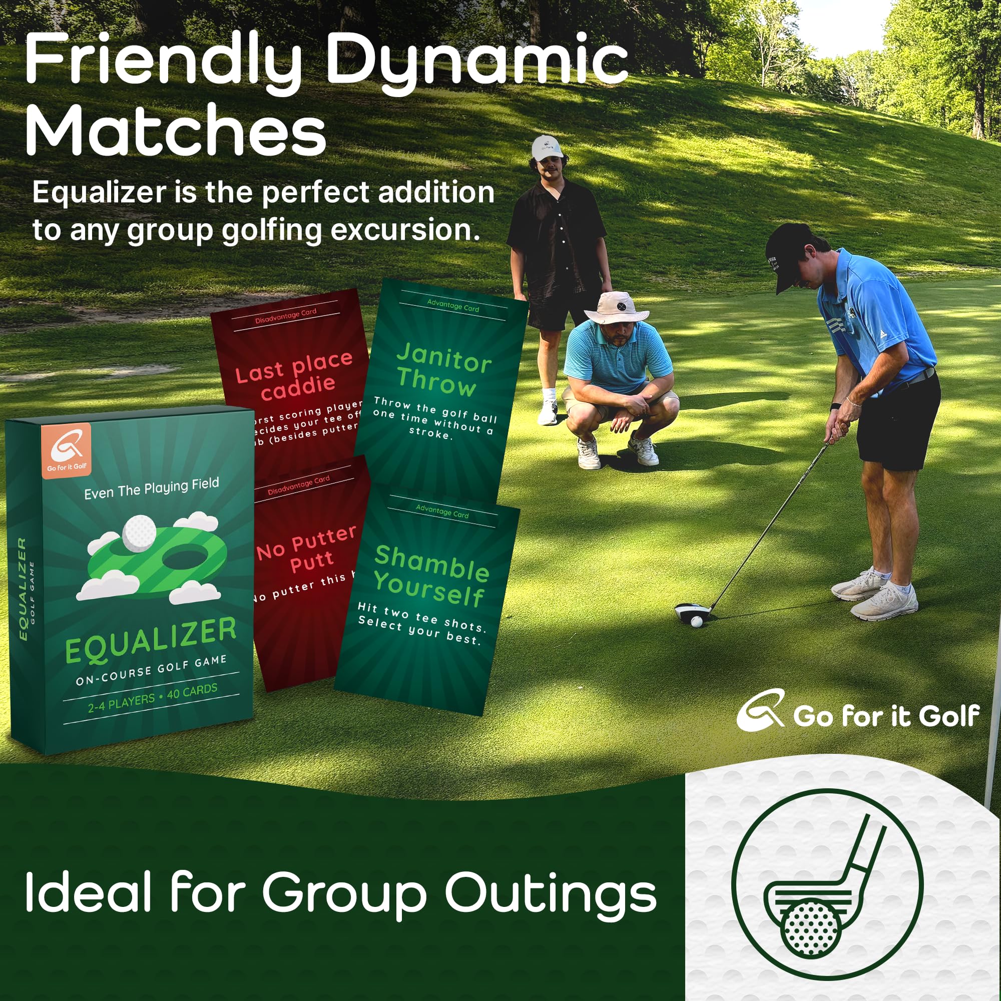 Go For It Golf Equalizer adds family-friendly fun to a weekend golf outing