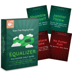 Go For It Golf Equalizer on-course setup for up to four players during a round