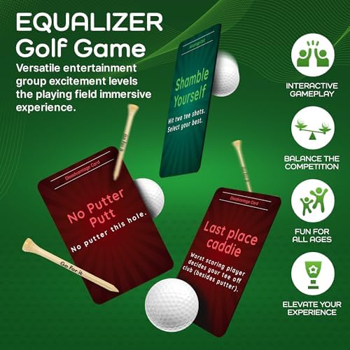 Go For It Golf Equalizer trailing-advantage card encourages exciting comebacks on the course.