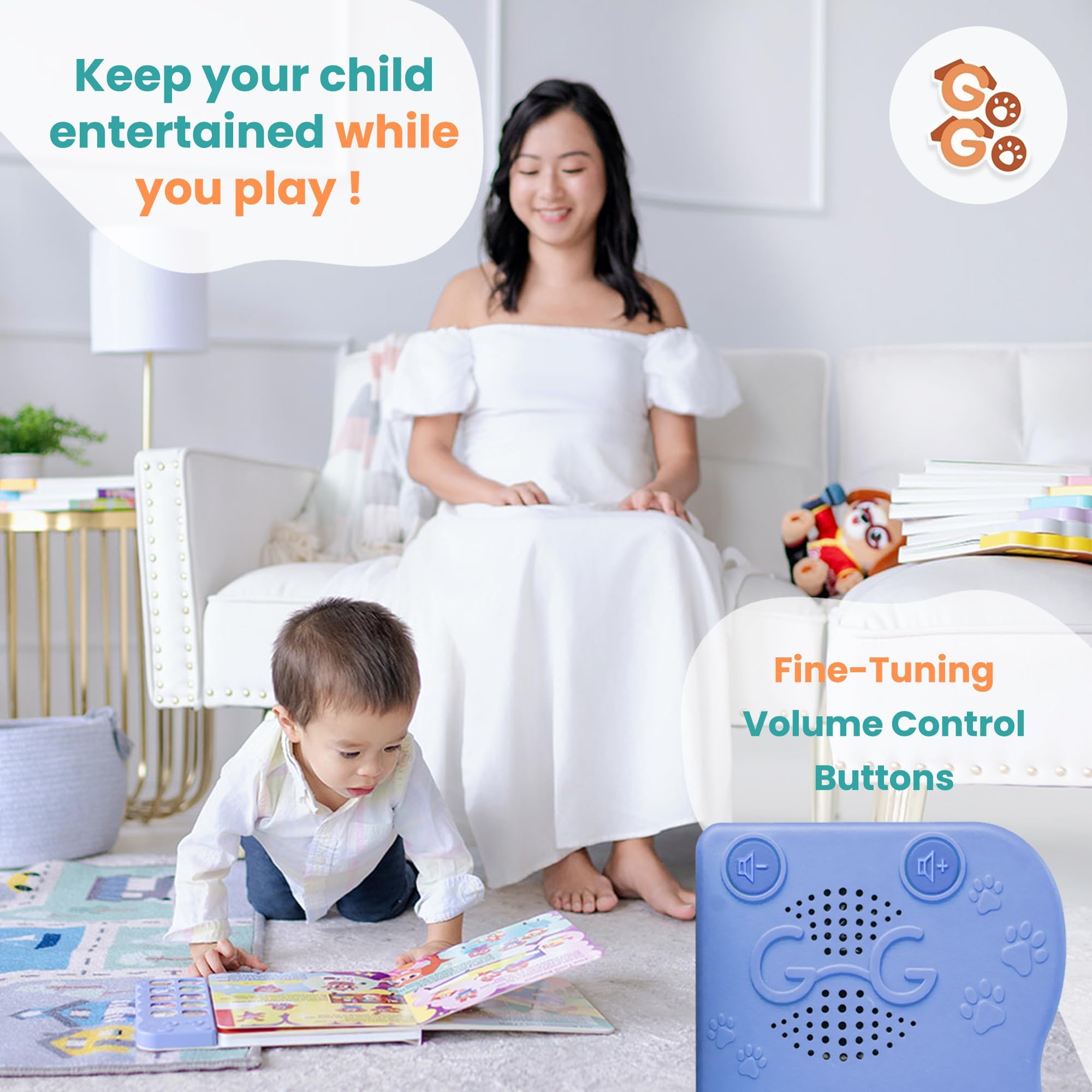 GO GO 9 Creative Animal Nursery Rhymes compact design for travel and car rides