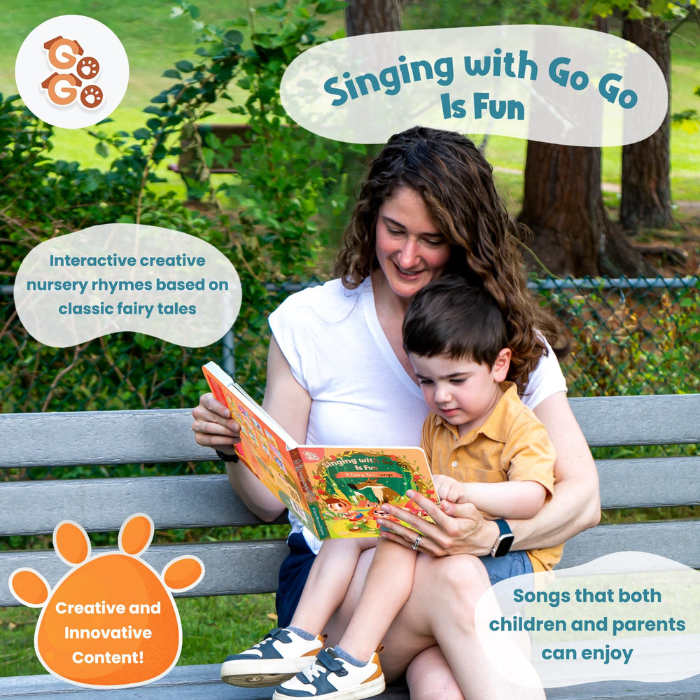 GO GO 9 Fairy Tale Songs volume buttons offer easy audio control for little hands.