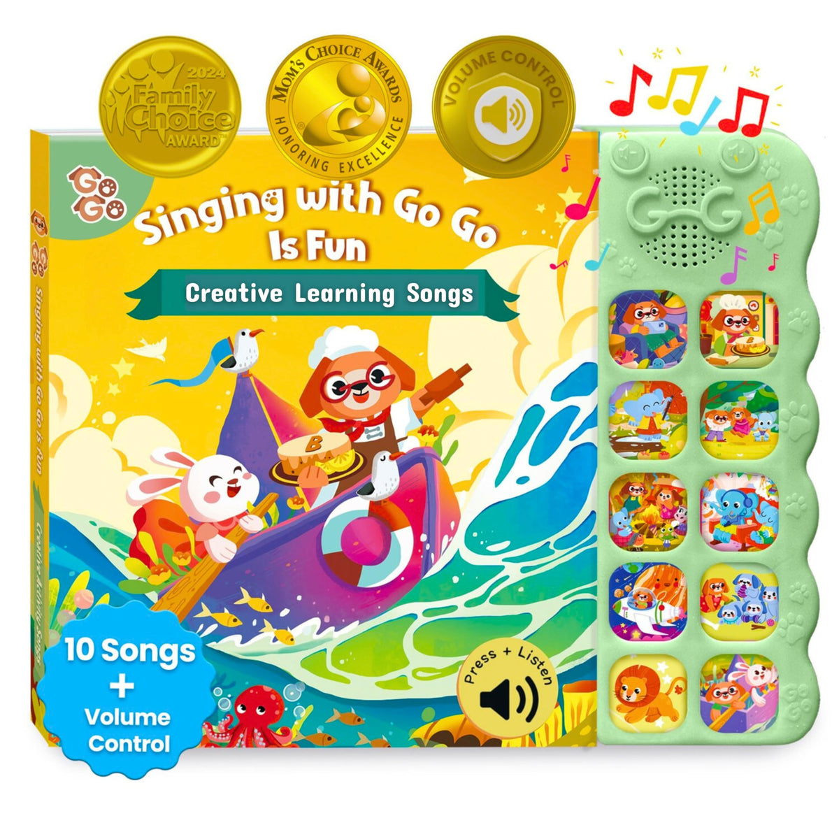 GO GO Creative Activity Nursery Rhymes cover with inviting colors for toddlers