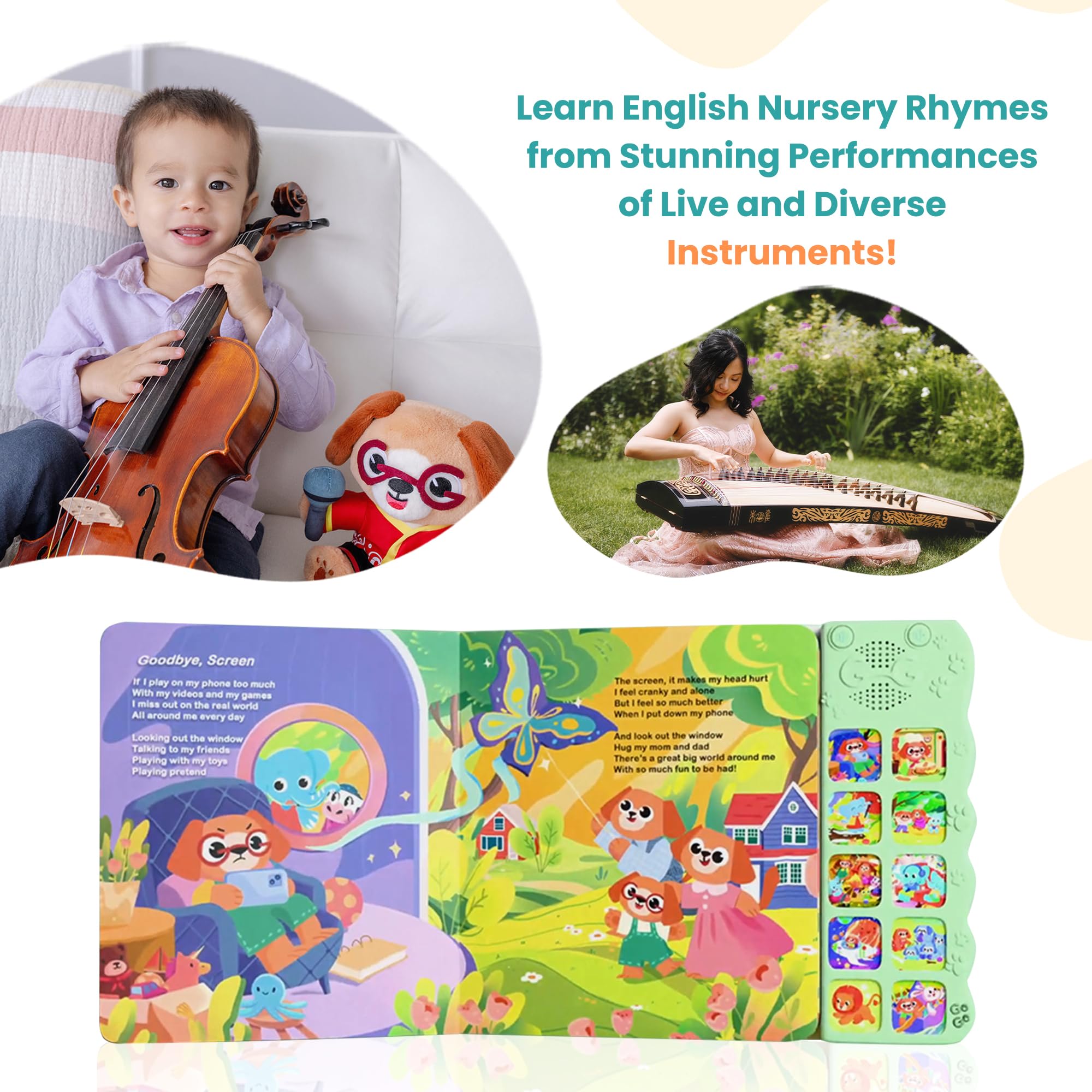 GO GO nursery rhyme book makes gift-ready learning tool