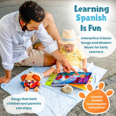 GO GO Spanish Musical Book Vol. 2 durable materials built for active tots.