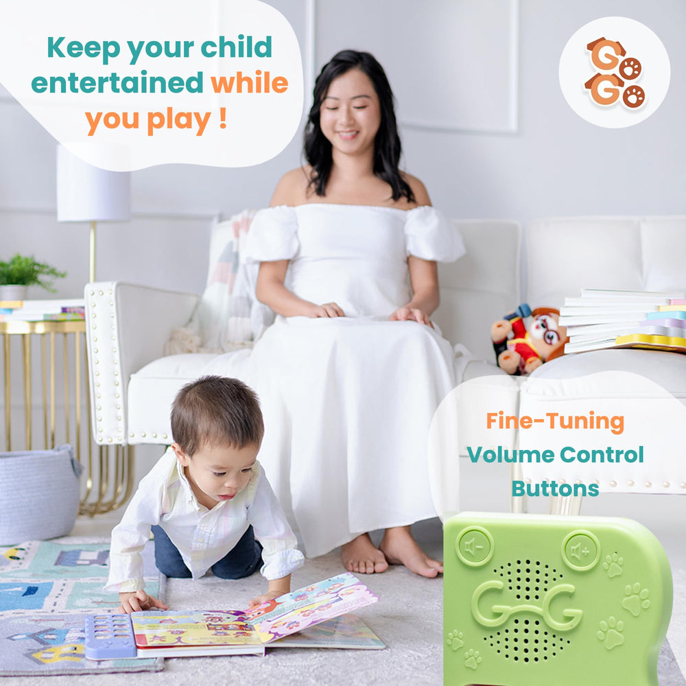 GO GO Spanish Musical Book Vol. 2 toddler-friendly learning toy for ages 0-3.