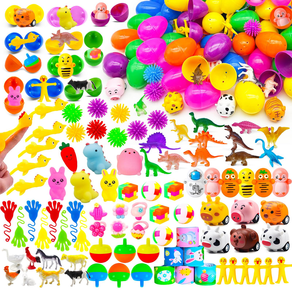 GOAUS prefilled Easter eggs with toy surprises for kids’ egg hunts