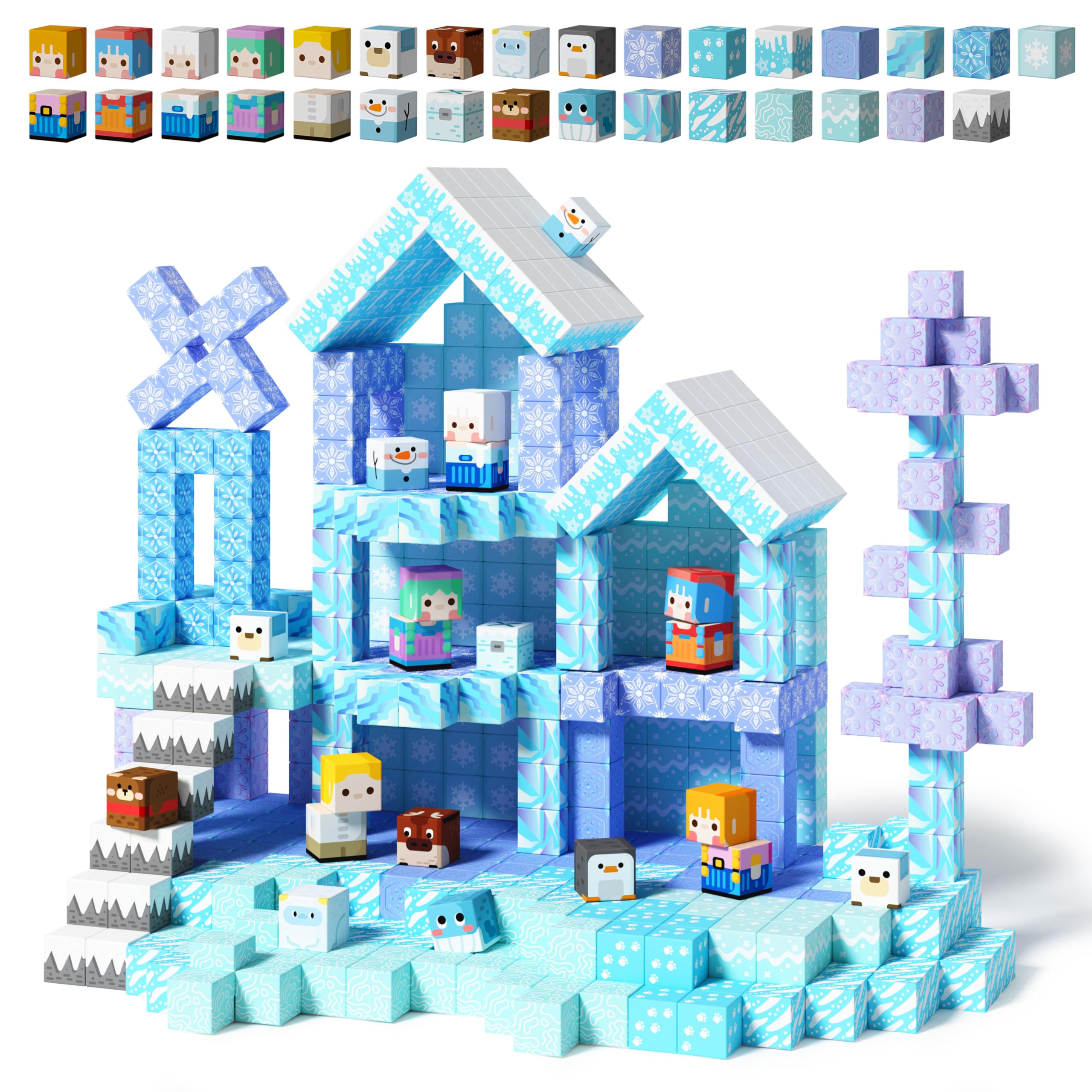 GobiDex 100PCS magnetic blocks enable creative building and STEM learning.