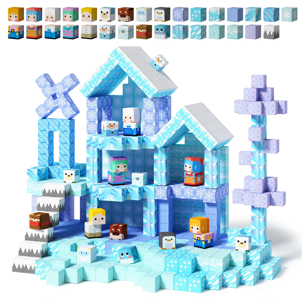 GobiDex 100PCS magnetic blocks enable creative building and STEM learning.