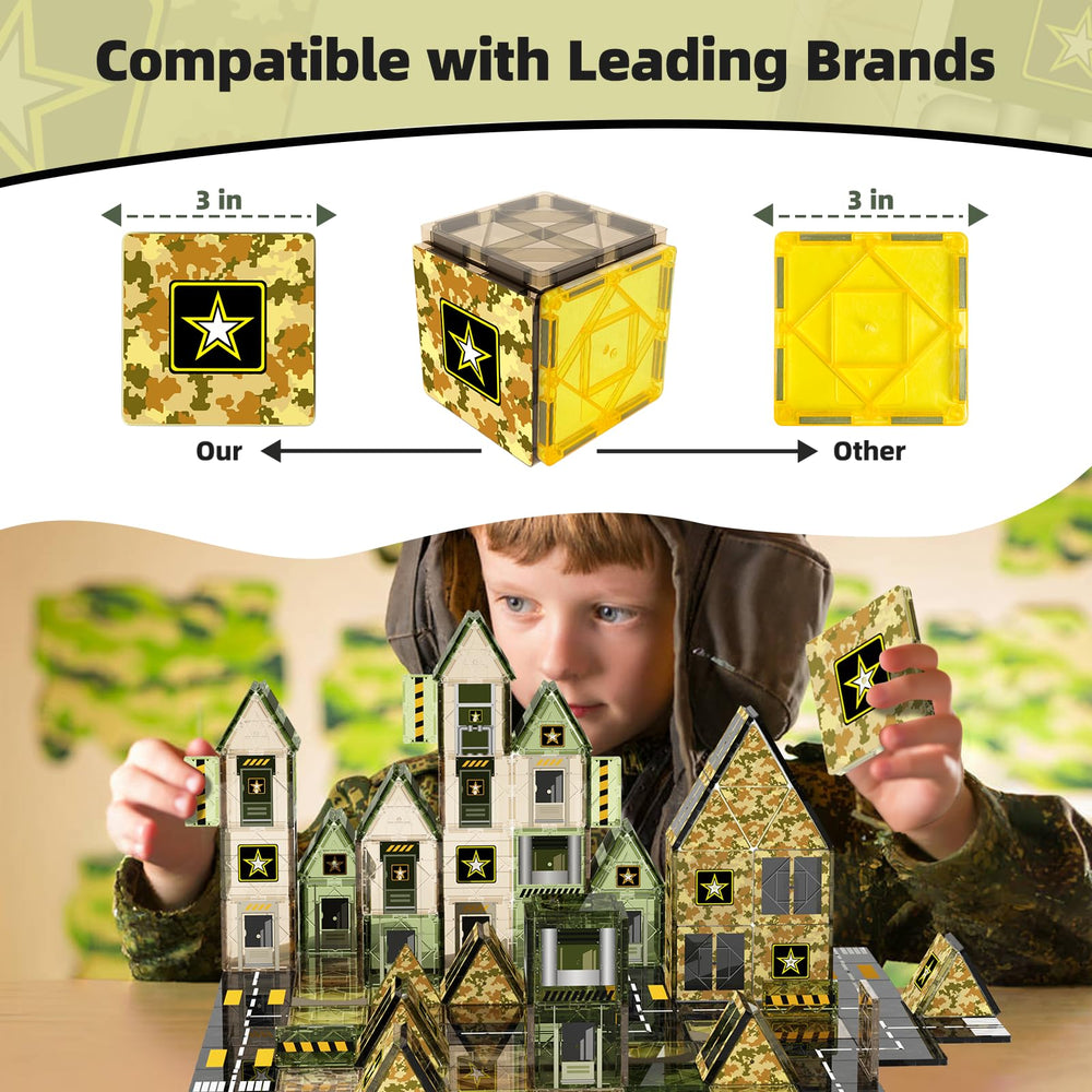 GobiDex army base structures assembly inspires 3D design and teamwork.