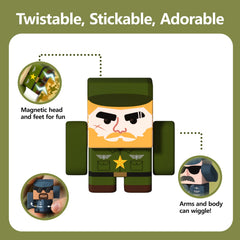 GobiDex army men feature 360-degree rotation for dynamic pose play