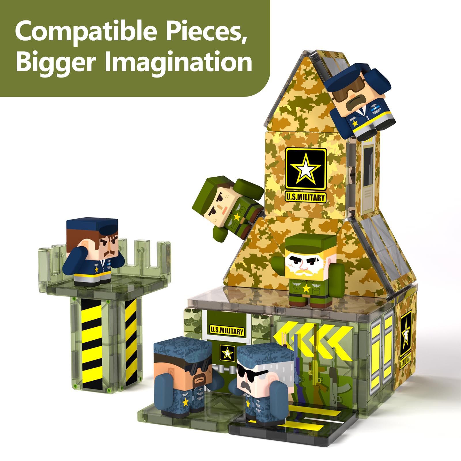 GobiDex magnetic army men are compact travel toys for trips
