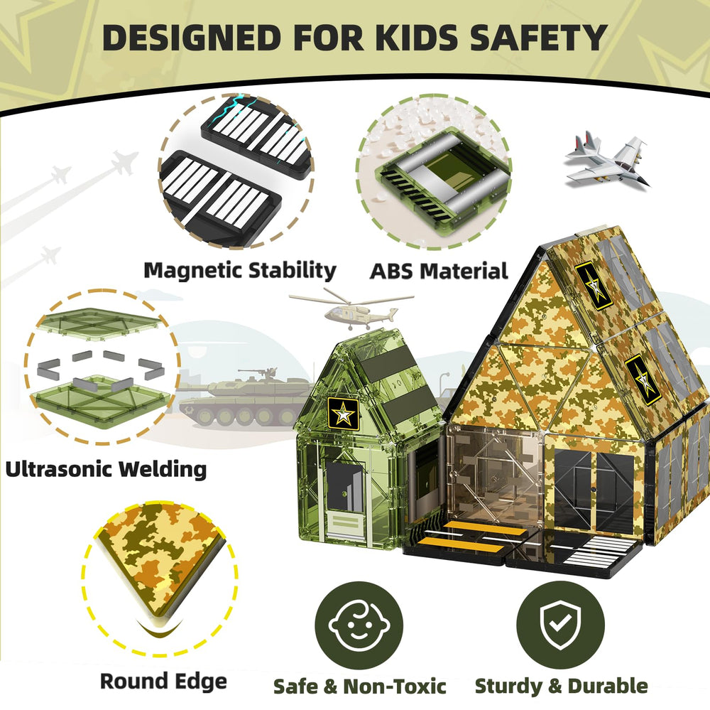 GobiDex army tiles packaging is gift-ready for holidays.