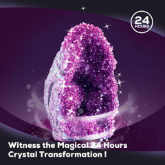 GobiDex Geodes crystal clusters progress showing colorful crystals for science learning.