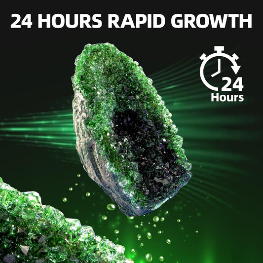 GobiDex Geodes crystal growth in 24 hours offers quick, engaging science results.