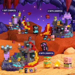 GobiDex blocks showcase cave world designs fueling creative storytelling.