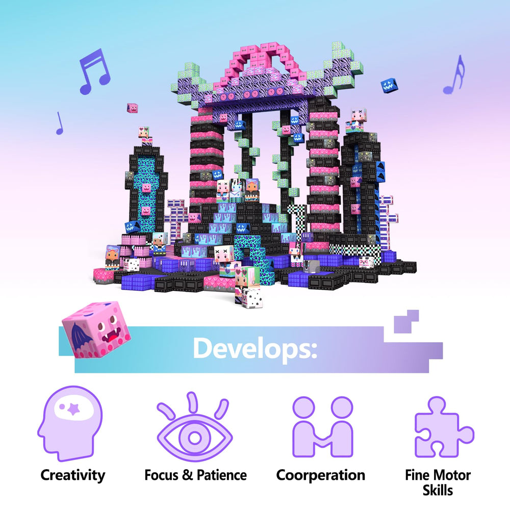 GobiDex magnetic blocks magnets closeup highlights sturdy connections for safe play.