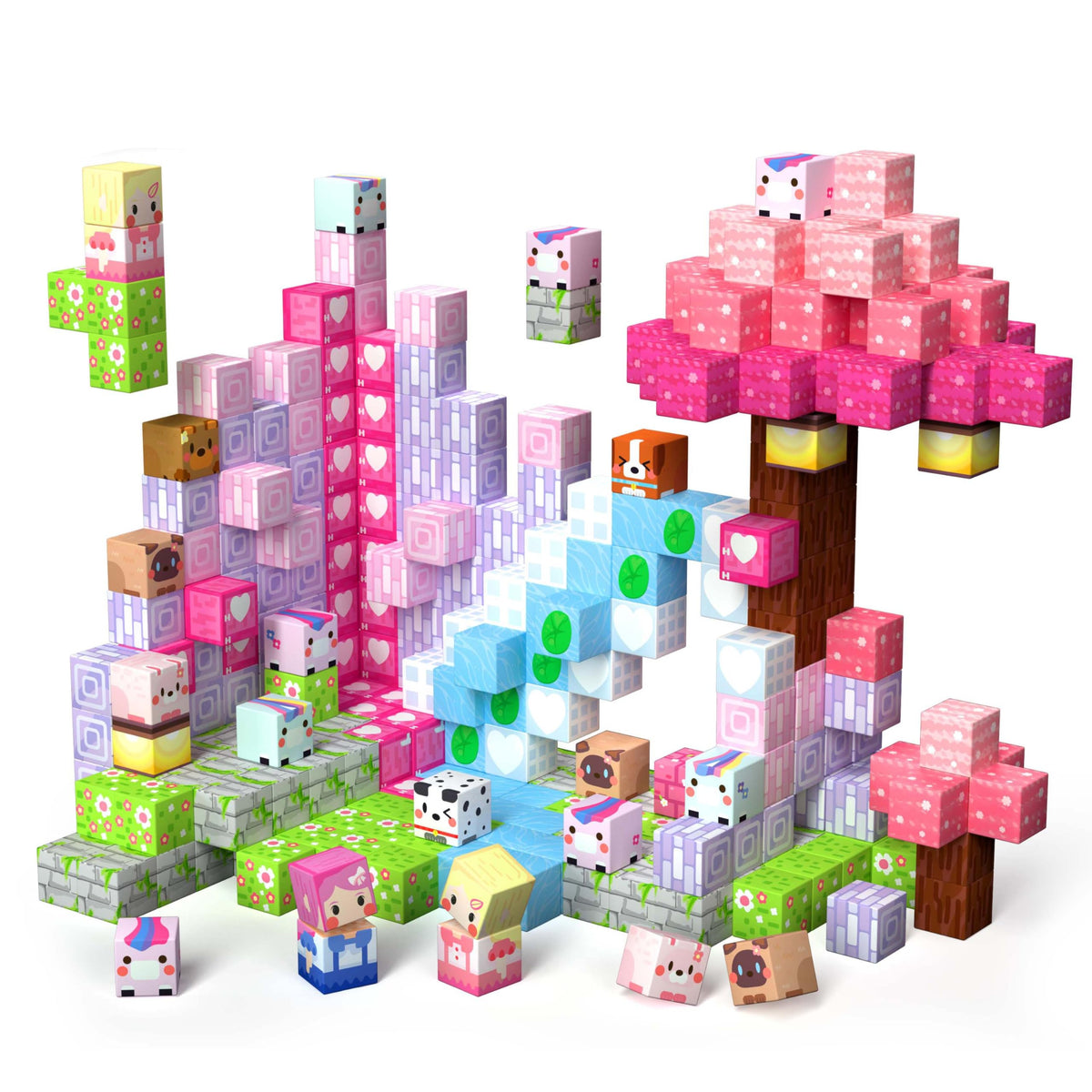 GobiDex magnetic blocks with pixel design spark imaginative storytelling.