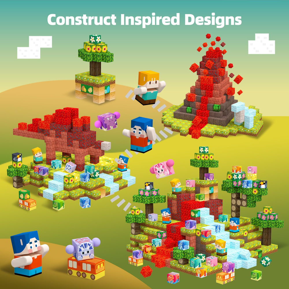 GobiDex magnetic-cubes color-patterns offer creative learning with 38 patterns.