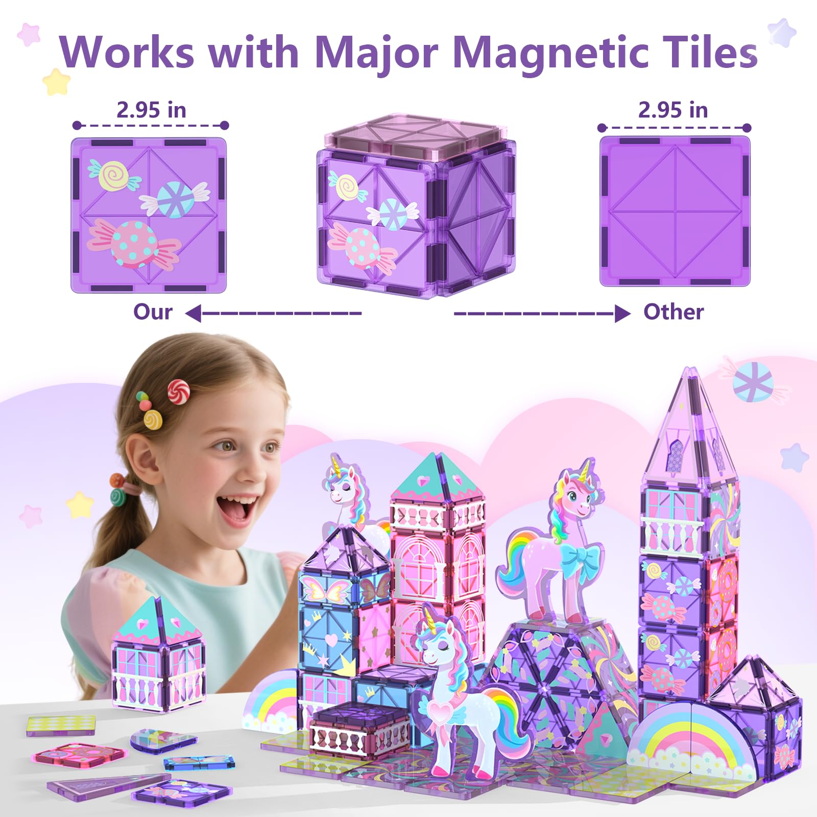 GobiDex magnets for kids keep pieces securely connected during creative building.