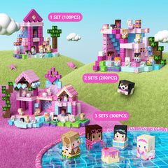 GobiDex poolside villa blocks create bright, interactive play scenes for kids.
