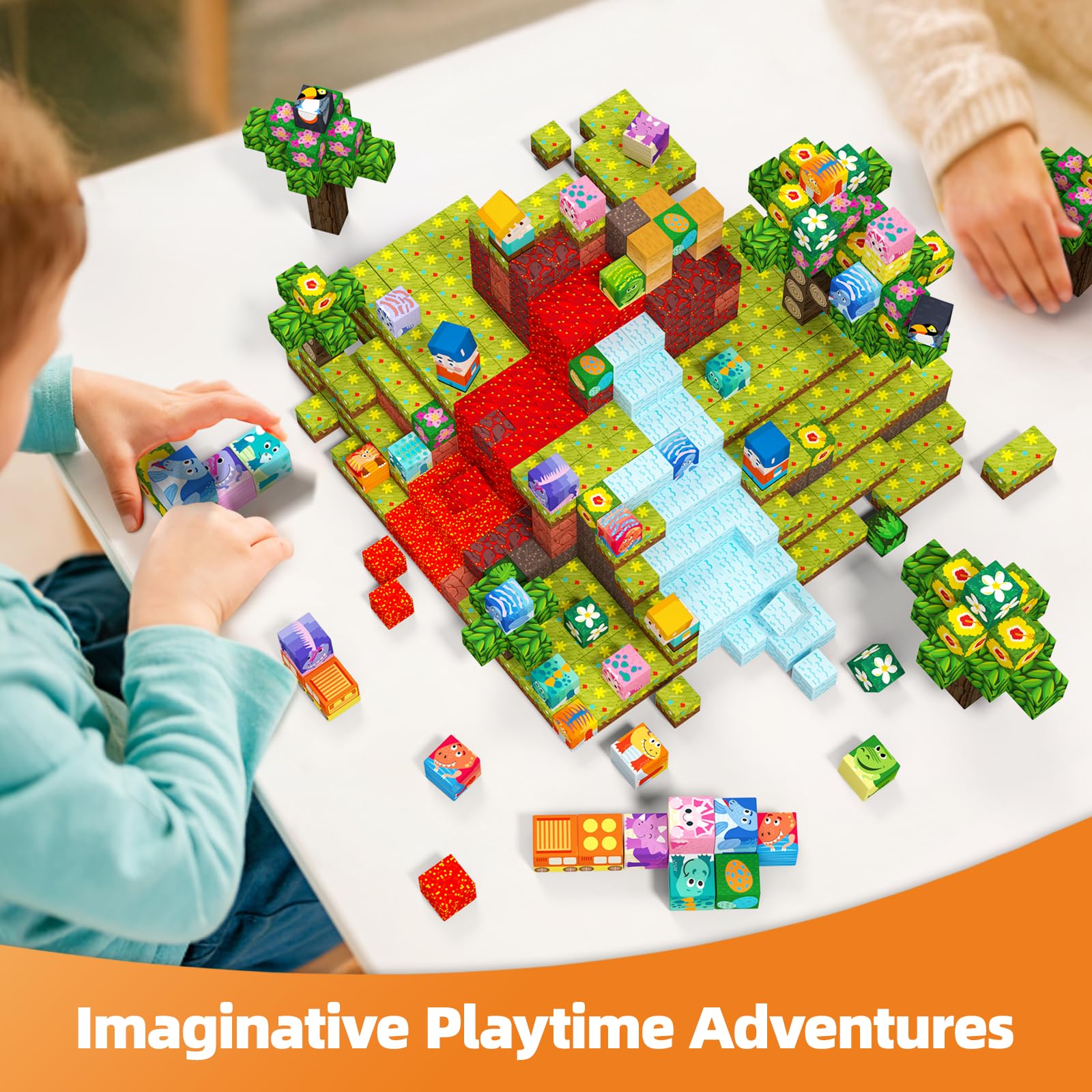 GobiDex preschool-education-toy supports cooperation and fine motor skills during play.