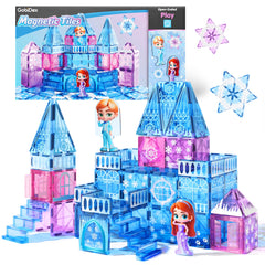 GobiDex princess castle tiles set with 44 pieces for imaginative play and STEM exploration.