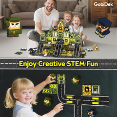 GobiDex safe ABS plastic with rounded edges keeps little hands protected.