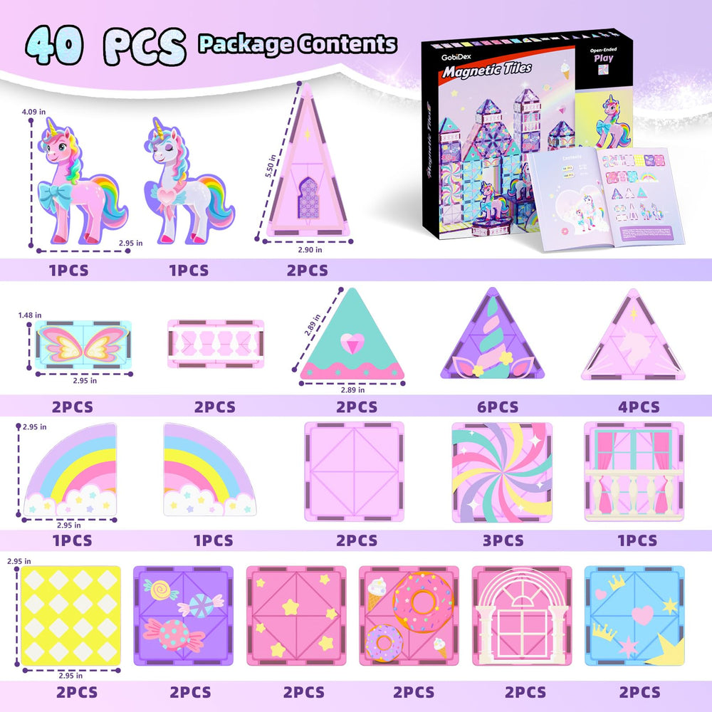 GobiDex unicorn accessories expand play worlds with compatible sets.