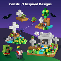 GobiDex zomblocks story-world: kids build scenes for storytelling and role-play.