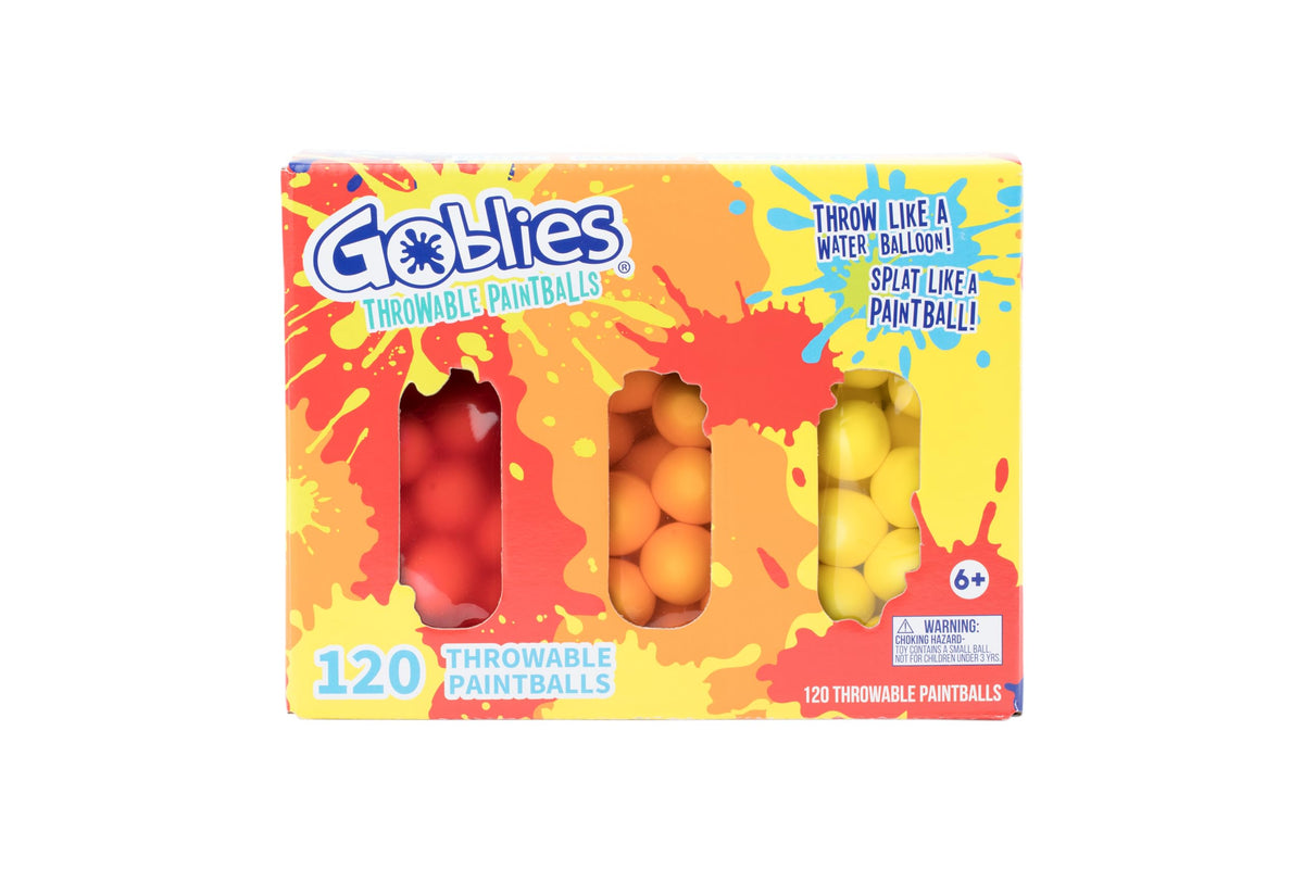 Goblies throwables pack shows vibrant outdoor colors for active play.