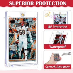 GoClimber clear acrylic material close-up emphasizing durable, dust-resistant protection.