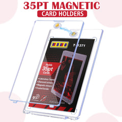 GoClimber 8ct magnetic card holders open view for easy card insertion.