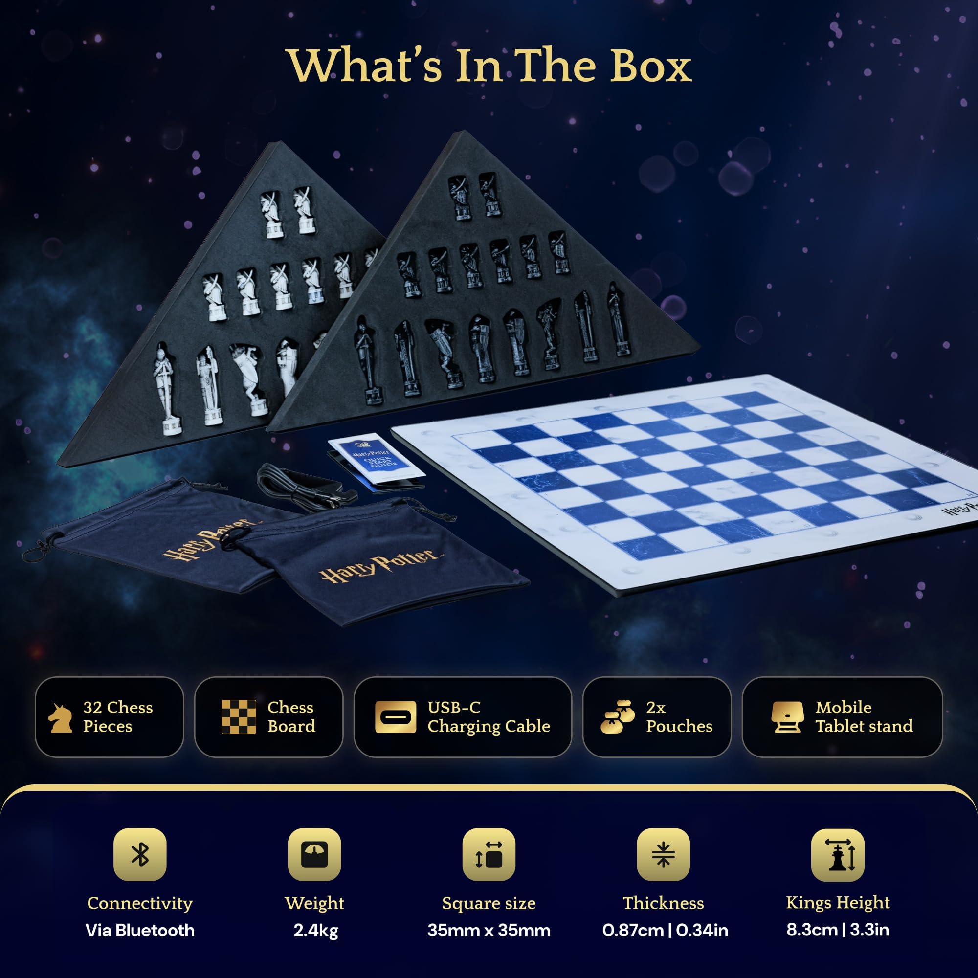 GoCube GoChess Mini gift packaging for Harry Potter fans and chess lovers
