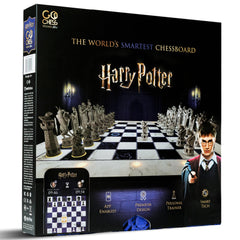 GoCube GoChess Mini Wizard board shown on display with premium wizard-inspired design