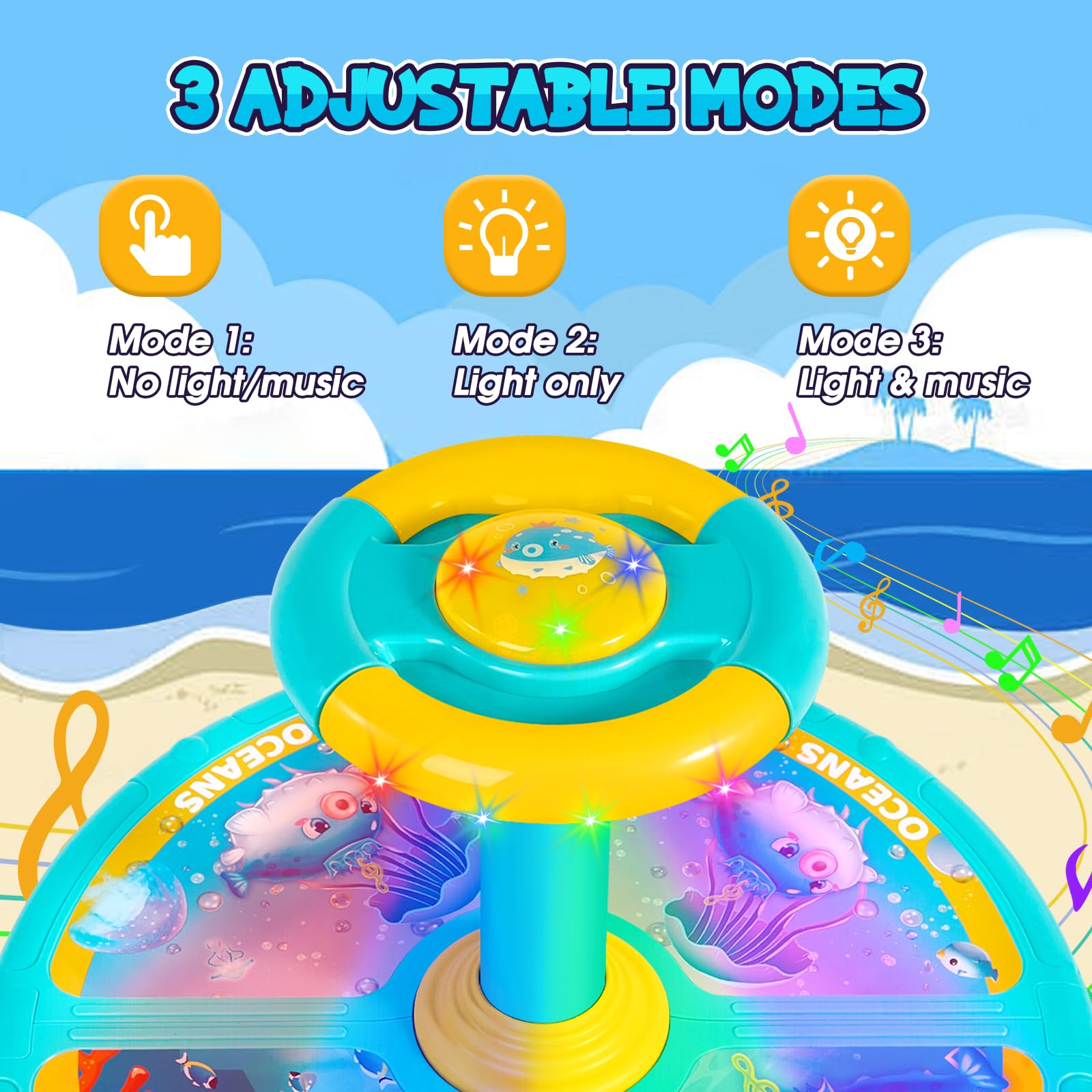 GODELAIF Sit and Spin 360-degree rotation wheel in action supports coordination