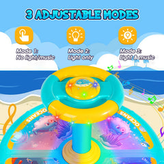 GODELAIF Sit and Spin 360-degree rotation wheel in action supports coordination