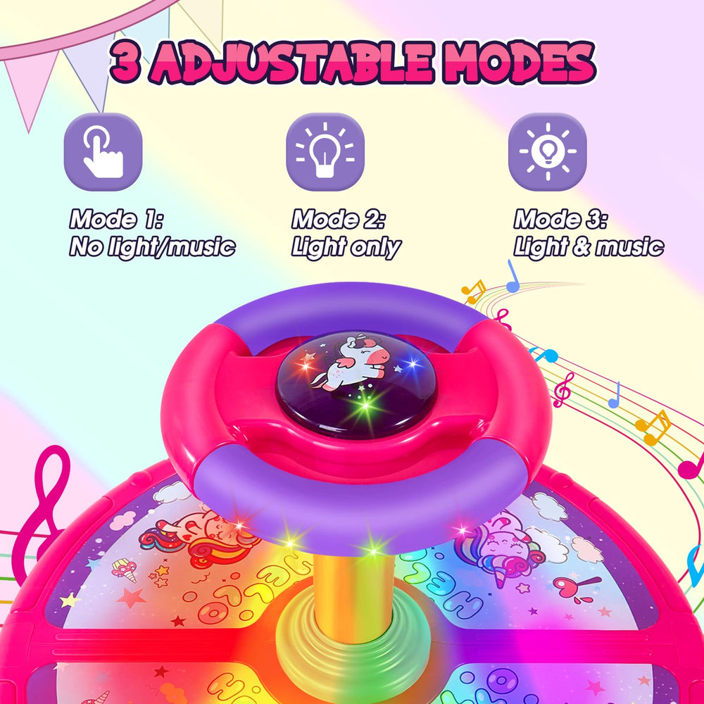 GODELAIF Unicorn Sit and Spin 360 rotation with safe motion in use.
