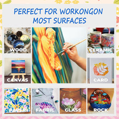 GODLIY colors on canvas demonstrate bright pigments for art projects