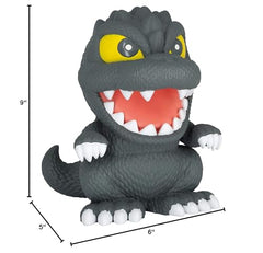 Godzilla figural PVC bank stands 8.5 inches tall for desks