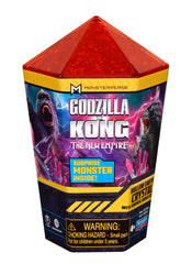 Godzilla x Kong hollow earth crystal with mini monster, ideal for collectors' display.