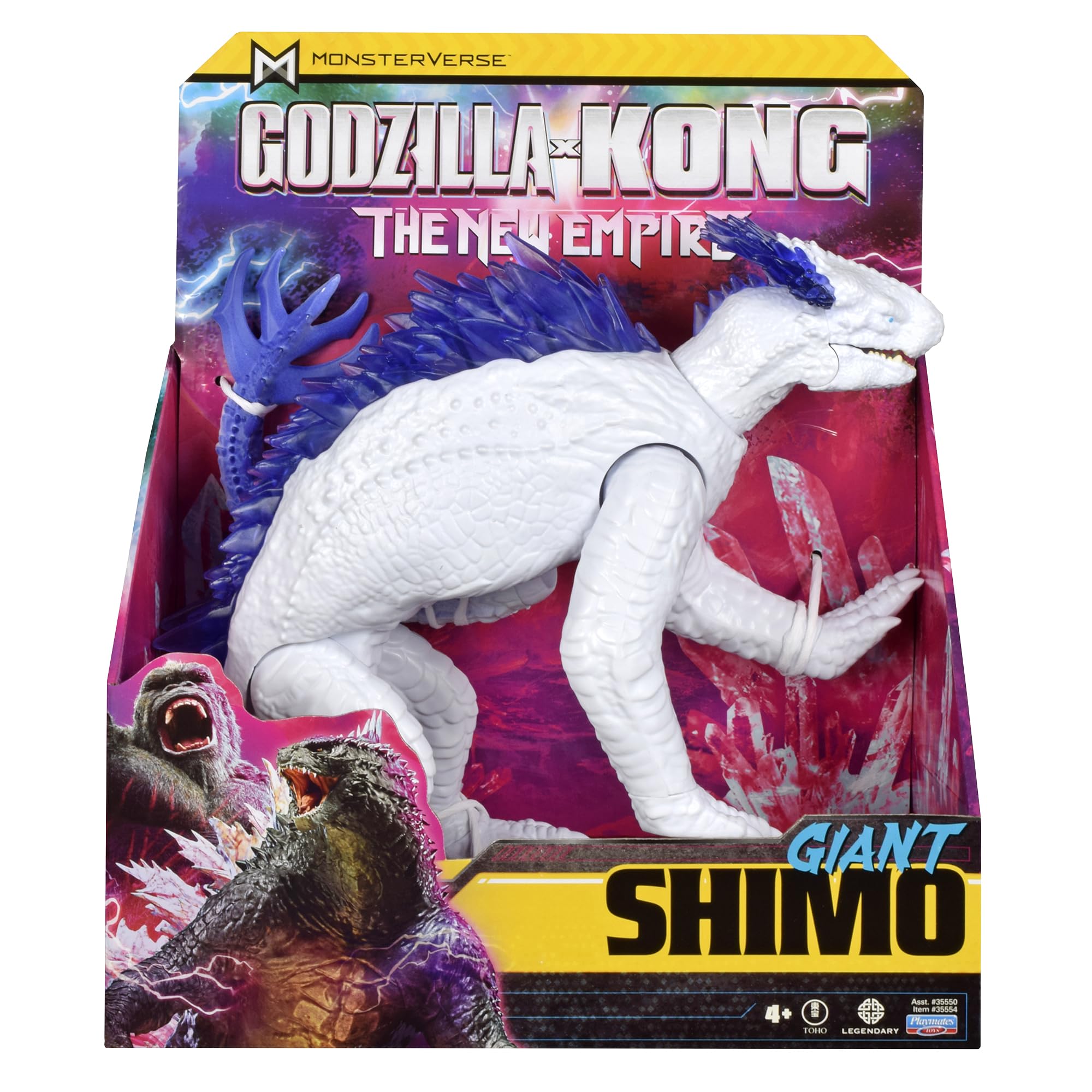 Godzilla x Kong Giant Shimo figure posed for action battle scenes.