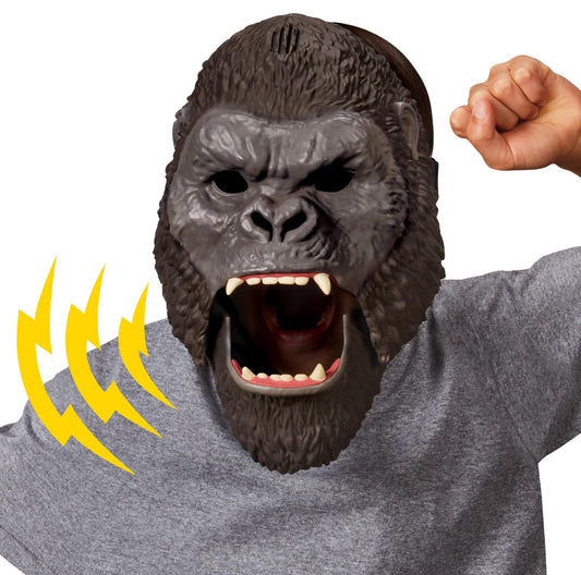 Kong roar action mirrors wearer's mouth for dynamic battle-ready realism
