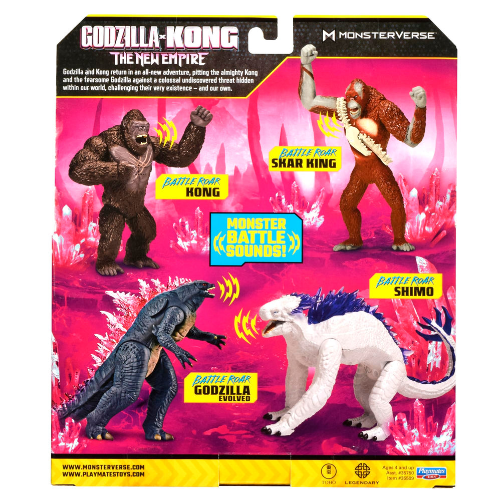 Shimo figure ready for MonsterVerse display with other figures.