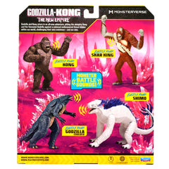 Shimo figure ready for MonsterVerse display with other figures.