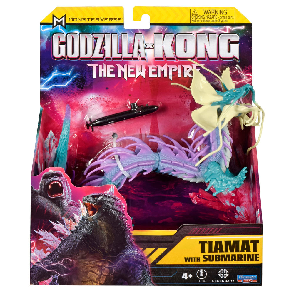 Godzilla X Kong TIAMAT articulated joints enable action-ready poses.